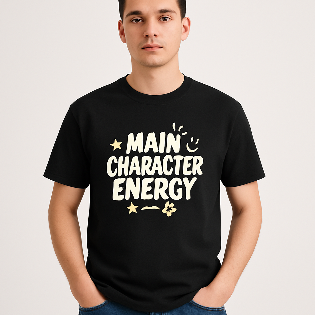 Main Character Energy | Oversized | Round Neck